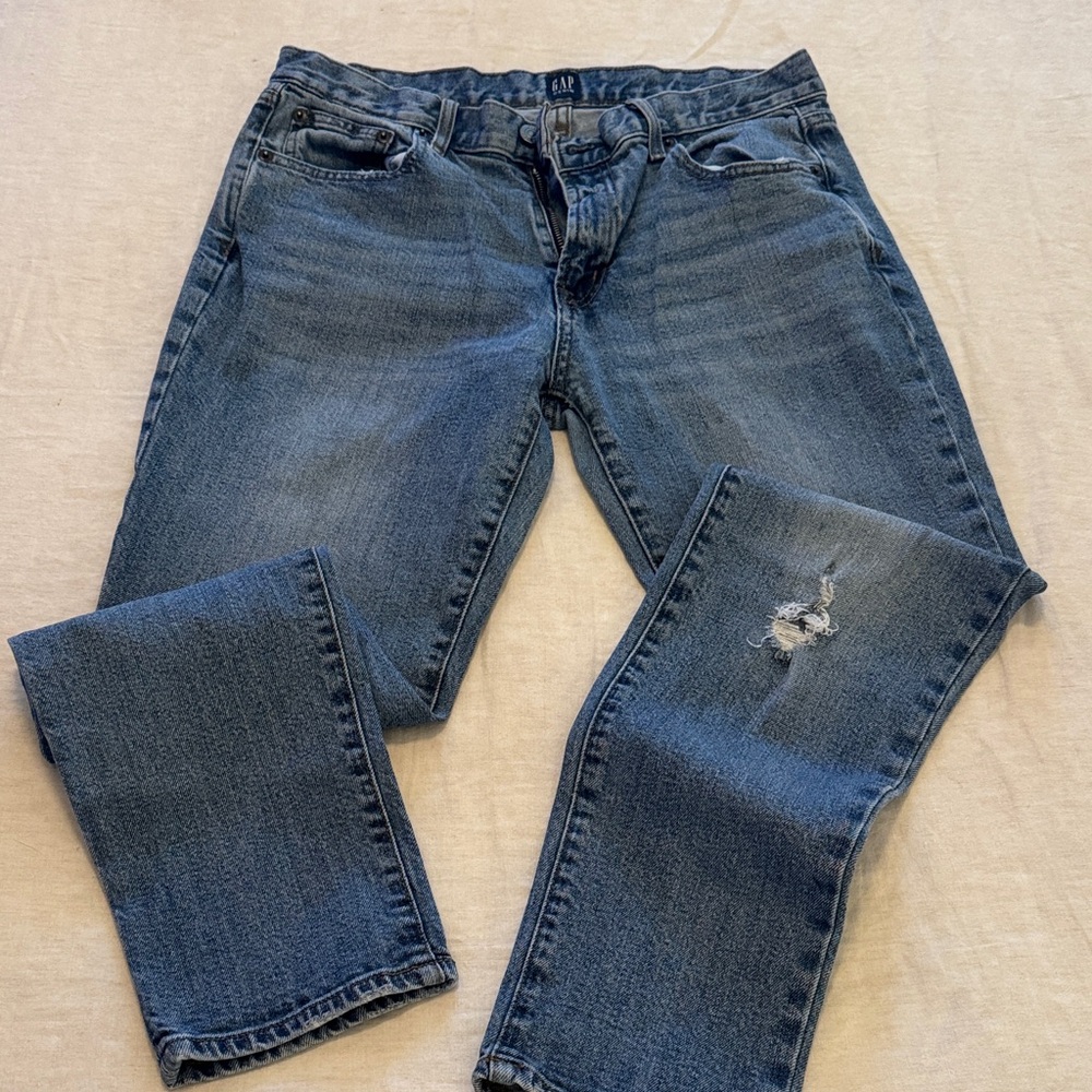 GAP Best Girlfriend Destressed Jeans